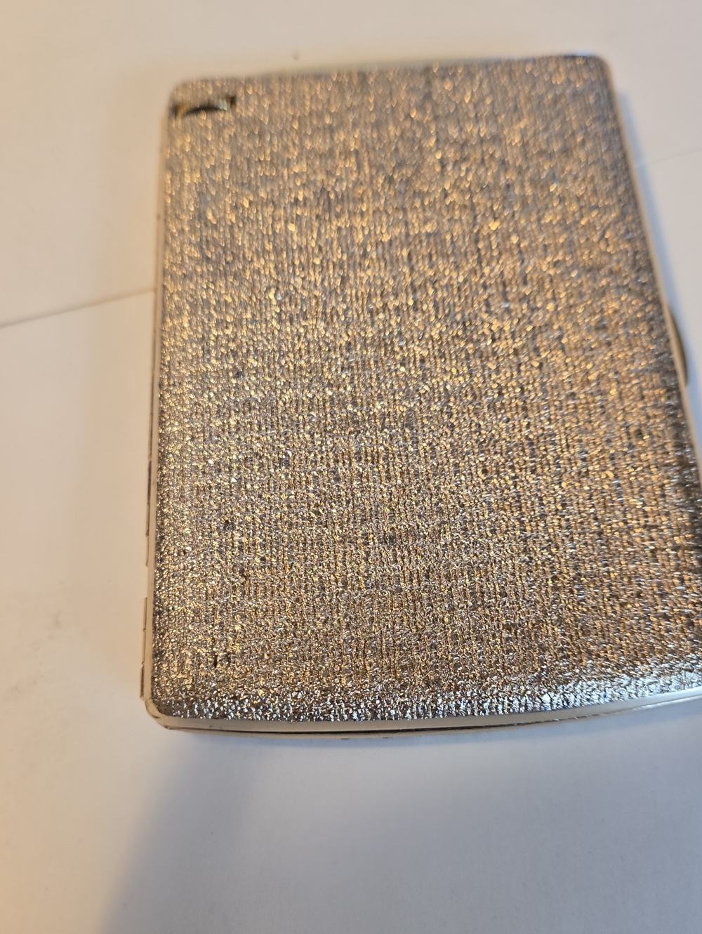 Silver Glitter Decorative Accent Case - Sparkling Home Accent
